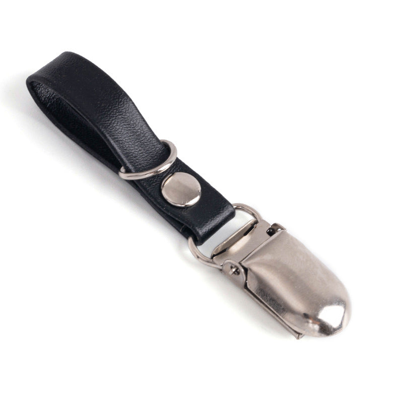 Wholesale 100pcs Creative Colorful Keychain PU Leather Duckbill Keychain